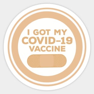 I Got My Vaccine Sticker